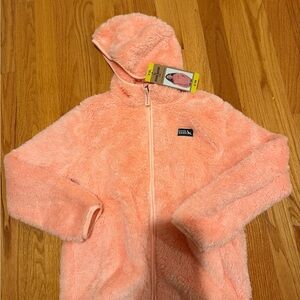 Eddie Bauer Kids Peach NWT Fleece Jacket 7/8